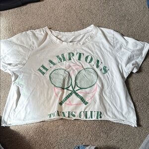 Hamptons Tennis Club White T-Shirt